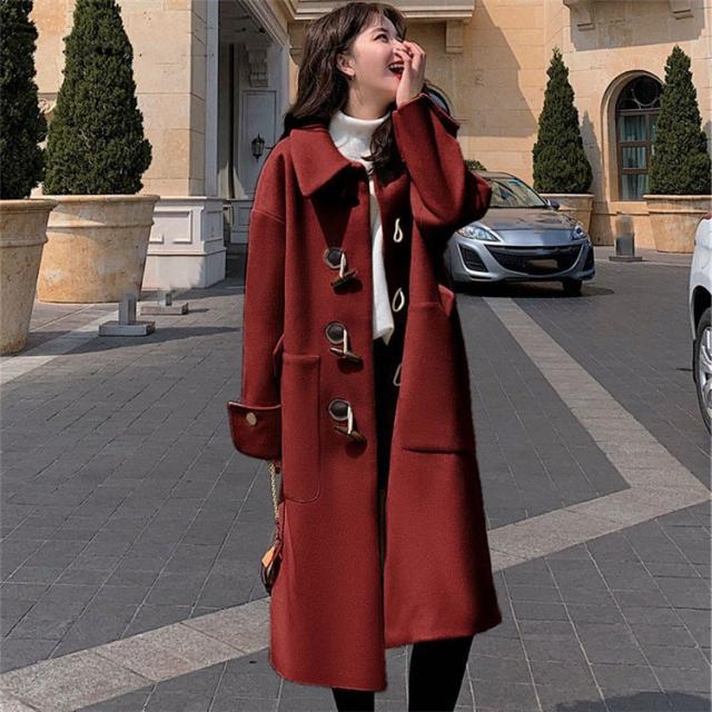 レディース ダッフルコート チェスターコート レディースコート ウールコート アウター 秋冬 ゆったり ロングコート チェック柄 通学 通勤 上品 お洒落 厚手 チェスターコート 大きいサイズ チェスターコート ロング レディース