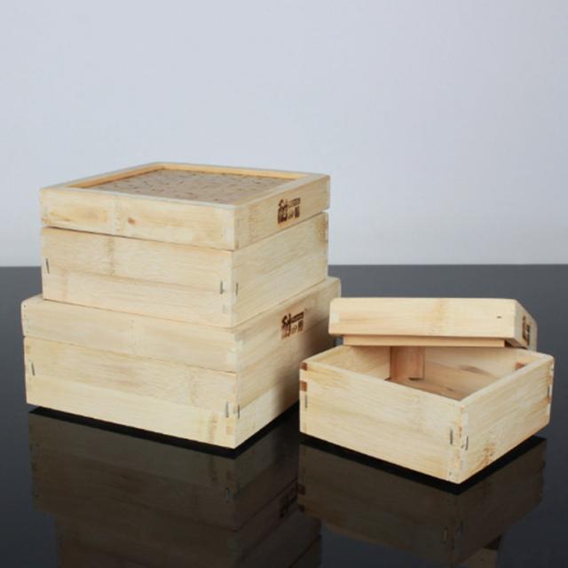 MIYABI 雅漆工芸 木製 角セイロ用 台す(サワラ材) 42cm用