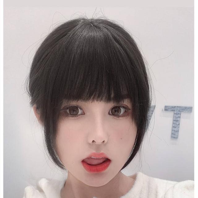 前髪ウィッグ 前髪 ウィッグ 選べる2タイプ ワンタッチ エクステ フェミニンバング 送料無料 ワンタッチエクステ シースルーバング 自然 つけ毛 ぱっつん 部分ウイッグ ヘア ハロウィン コスプレ
