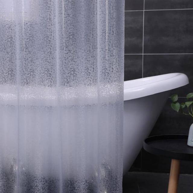 半透明 シャワーカーテン 180×180cm お風呂カーテン 透明