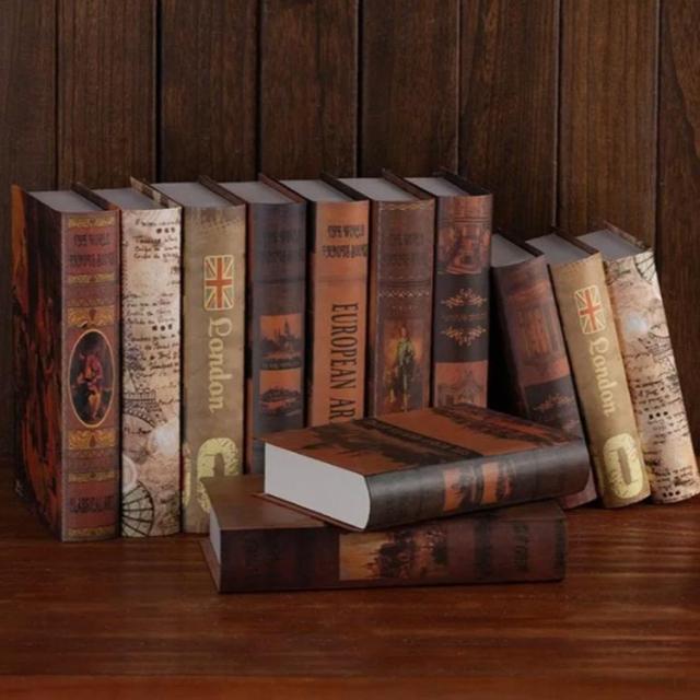 アンティーク　洋書　12冊セット　まとめ売り　ディスプレイ　インテリア　古書 Amazon.co.jp: 12冊セット 古書 洋書 ダミーブック アンティーク