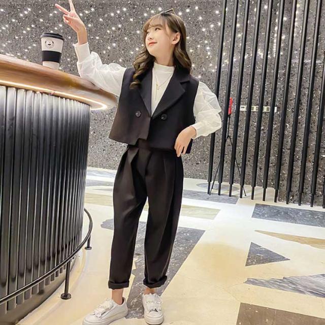 ☆5点セット☆ スーツ 女の子 160 パンツスーツ