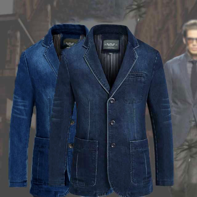 デニムジャケット テーラードジャケット メンズ デニムスーツ デニム