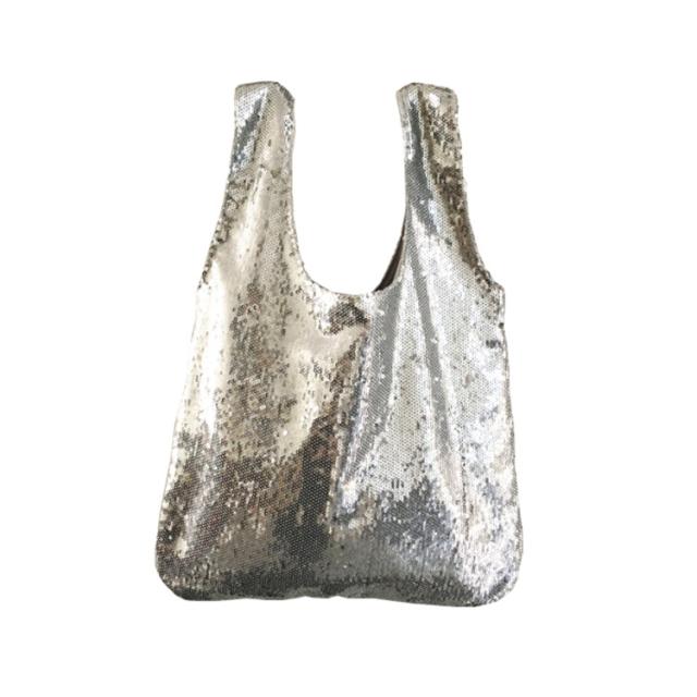 《》煌くスパンコールが存在感抜群。レディースバッグ きらきら バッグ トートバッグ 手提げバッグ カジュアルバッグ スパンコール ゴールド 金 シルバー 銀 緑 グリーン おしゃれ 鞄