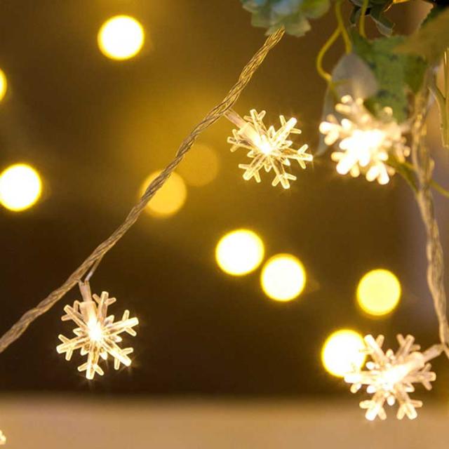 イルミネーション 屋外用 モチーフライト 雪の結晶 63×63cm 白/青