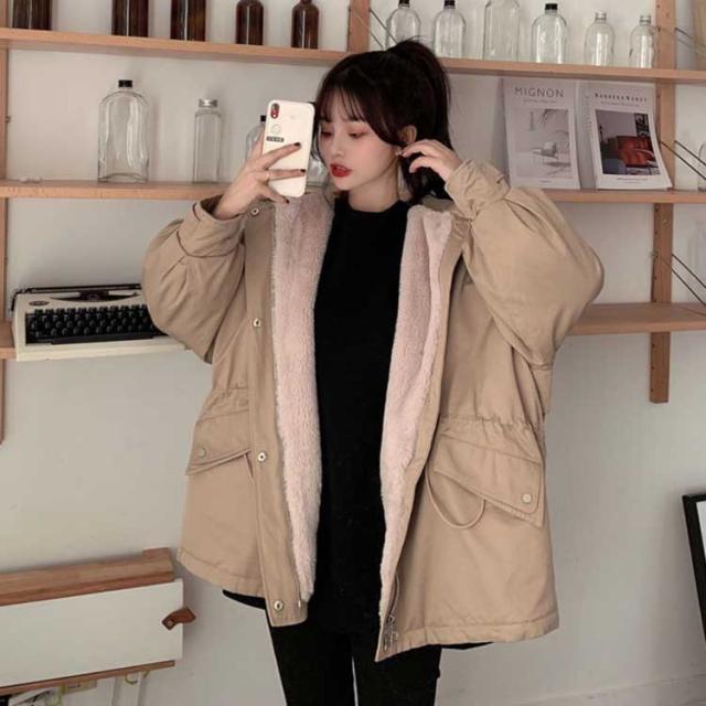 モッズコート レディース ロングコート ミドル丈 裏ボア 裏起毛コート