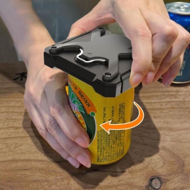 缶切り 回転式 多機能 2WAY ビール 栓抜き 缶オープナー 缶詰 缶ビール