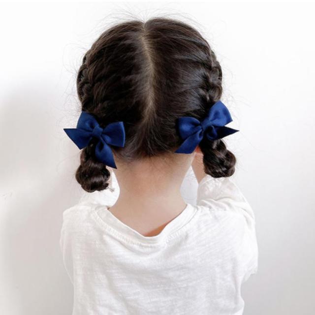 ヘアピン キッズ ベビー ヘアクリップ 10個セット ヘアリボン ヘア