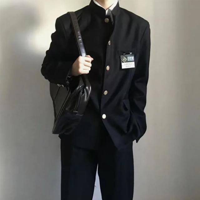 制服 男子 学生服 男子高生 4点セット ラウンド襟 ブレザー ズボン