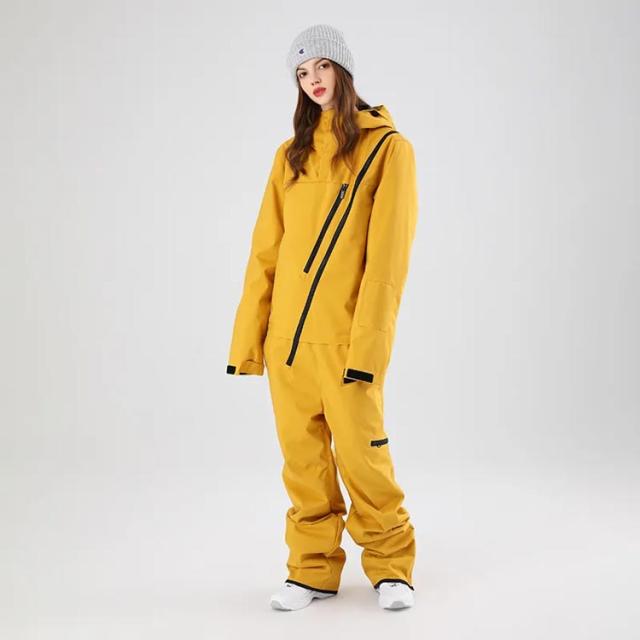 メンズ レディース ボードウェア オーバーサイズ ツナギ スキーウェア スノーウェア 雪遊び パンツ 防水 防寒 保温 ジャケット ジュニア つなぎ 防風 スキーウェア 大人 スノボウェア セットアップ スノーボードウェア あったか アウトドア スポーツ_4