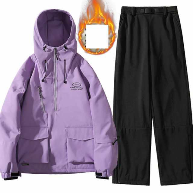 希少♪vintage DESCENTE 特大3L スキーウェア スノボー 上下紫