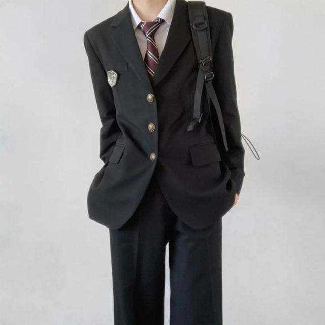 メンズ 学園祭 上下セット スーツ L 男子高校生 メンズ 制服 高校生
