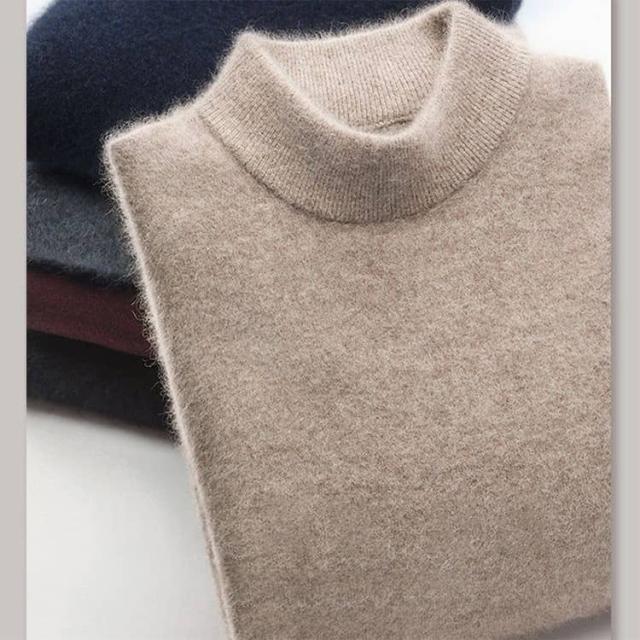 セーター 全6色 モックネック 暖かい メンズ モックネックニット カシミヤ カジュアル シンプル カシミヤセーター 大きいサイズ 細身 秋 全6色 通勤 ビジネス オフィス おしゃれ 防寒 M L XL 2XL 3XL_4