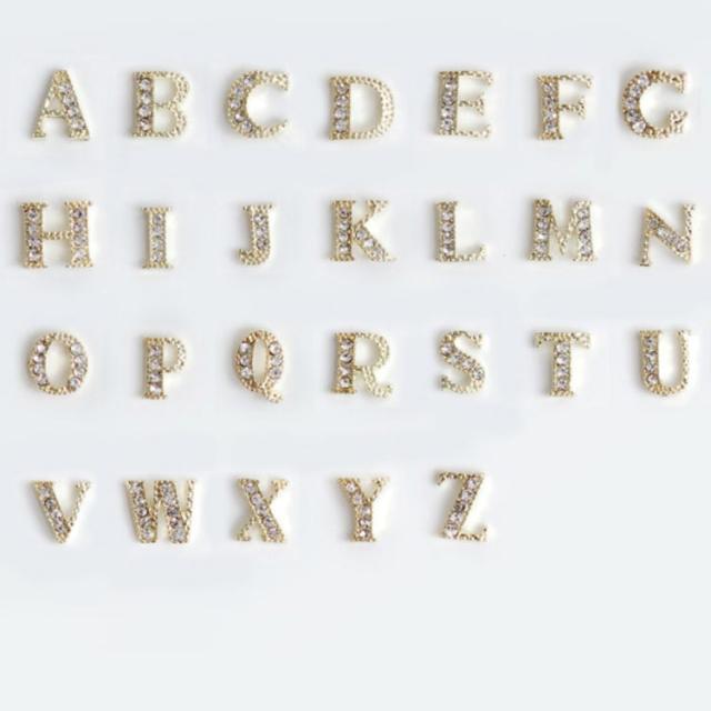 ネイルパーツ DIY A-Z ネイルパーツ アルファベット ネイルパーツ 英語