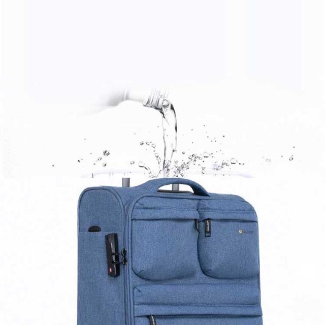 布製 スーツケース 防水 機内持ち込み ソフトトランク フロント