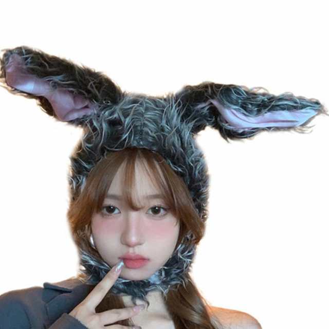 うさぎ 被り物 かぶりもの コスプレ ハロウィン ウサギ 仮装 かわいい