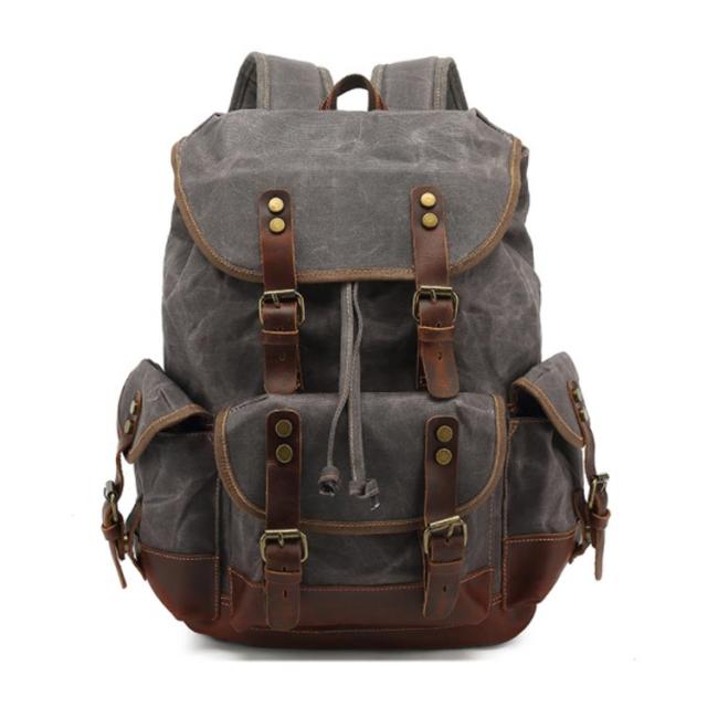 ミリタリーリュック 大容量 メンズ レディース リュック 帆布 キャンバス 丈夫 ビンテージ加工 防水 撥水加工 欧米風 バックパック リュックサック トラベル 旅行 バッグ レザー A4 収納可 男女兼用 通勤 通学 アウトドア リュックサック 鞄 父 敬老の日 プレゼント 送料無料の通販は ミリタリーリュック 大容量 メンズ レディース リュック 帆布 キャンバス 丈夫 ビンテージ加工 防水 撥水加工 欧米風 バックパック リュックサック トラベル 旅行 バッグ レザー A4 収納可 男女兼用 通勤 通学 アウトドア リュックサック 鞄 父 敬老の日 プレゼント 送料無料の通販は