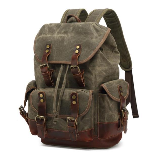 ミリタリーリュック 大容量 メンズ レディース リュック 帆布 キャンバス 丈夫 ビンテージ加工 防水 撥水加工 欧米風 バックパック リュックサック トラベル 旅行 バッグ レザー A4 収納可 男女兼用 通勤 通学 アウトドア リュックサック 鞄 父 敬老の日 プレゼント 送料無料の通販は ミリタリーリュック 大容量 メンズ レディース リュック 帆布 キャンバス 丈夫 ビンテージ加工 防水 撥水加工 欧米風 バックパック リュックサック トラベル 旅行 バッグ レザー A4 収納可 男女兼用 通勤 通学 アウトドア リュックサック 鞄 父 敬老の日 プレゼント 送料無料の通販は