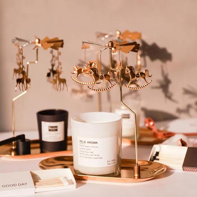 クリスマス 回転式キャンドルスタンド ドイツ伝統な回転式クリスマス