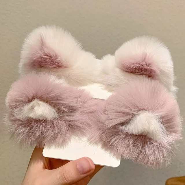 ミニクリップ もこもこ 猫耳クリップ ふわふわ ヘアクリップ コスプレ