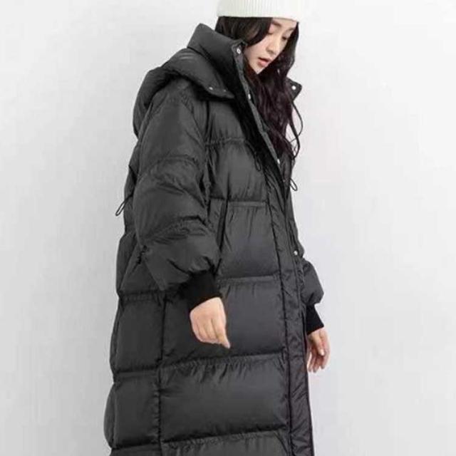 ダウンコート ロング レディース 冬 コート ロングダウン フード付き