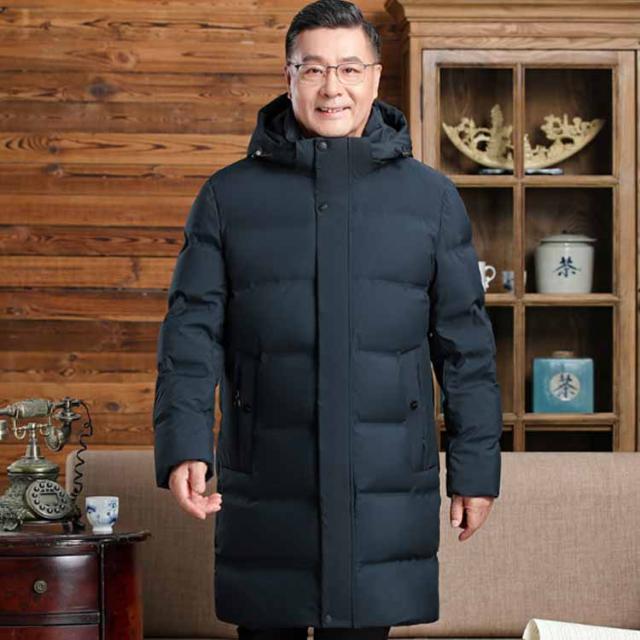 ダウンコート メンズ ビジネス ロング ミドル ダウンジャケット スーツ