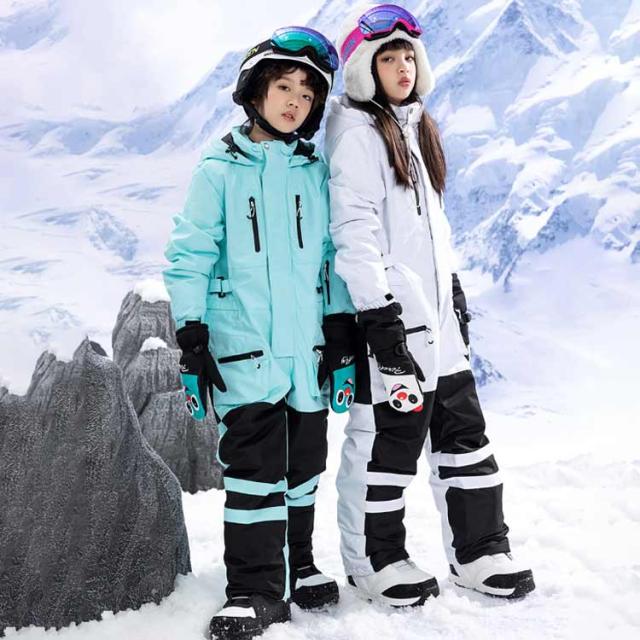 雪遊び つなぎ ジャンプスーツ 送料無料 防寒 ベビー 中綿 撥水 送料無料 男の子 アウター 女の子 フード スノーウェア 子供服 スノーボードウェア ジャケット キッズ 冬 幼稚園 保育園 雪 冬 アウトドア_1