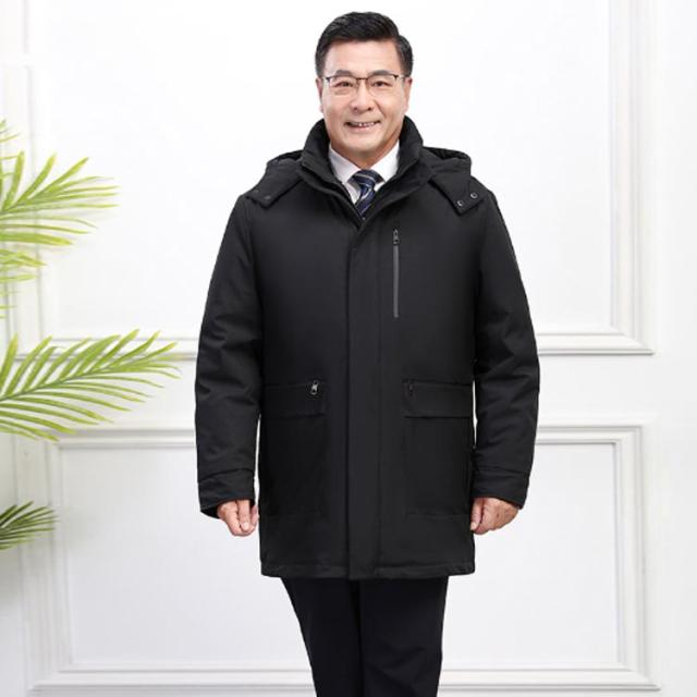 フード付き ダウンコート ビジネス 暖かい アウター 軽量 カジュアル