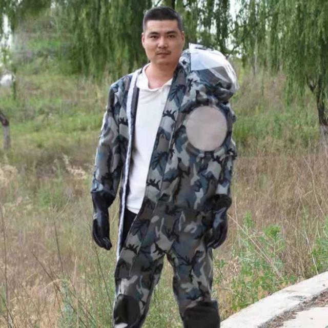7点セット！害虫駆除 万全防護服 突き出るマスク スズメ蜂 スズメバチ
