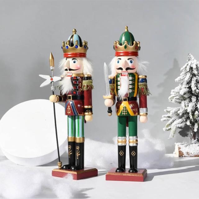 お値下げ！2体セット　13500円新品未使用　イギリス　くるみ割り人形 4体セット 30cm】くるみ割り人形 ドイツ 4体セット 30cm くるみ