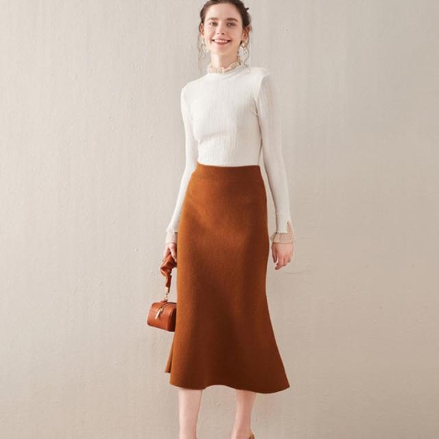 ウール100％ ウール スカート ロング丈 マキシスカート ロングスカート