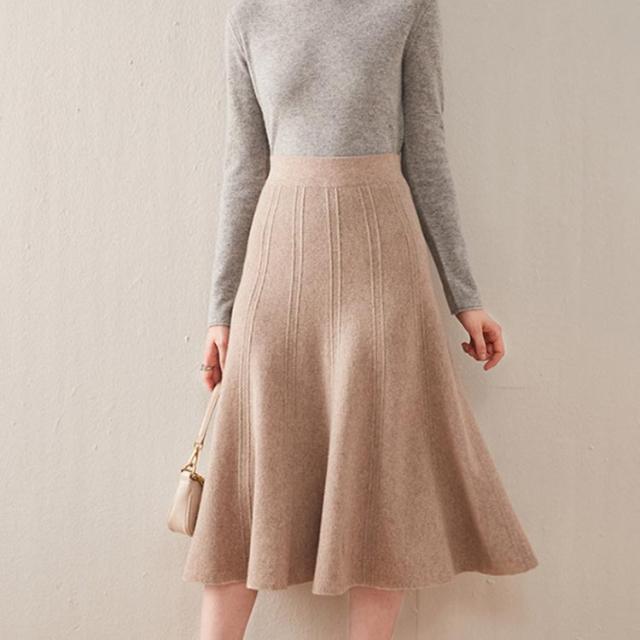 ウール100％ ウール スカート ロング丈 マキシスカート ロングスカート