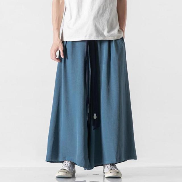 ワンドパンツ メンズ サルエルパンツ ロング イージパンツ リネン パンツ テーパードパンツ メンズパンツ クロップドパンツ ウエストゴム OFFクーポン ワンドパンツ メンズ サルエル ロング イージパンツ