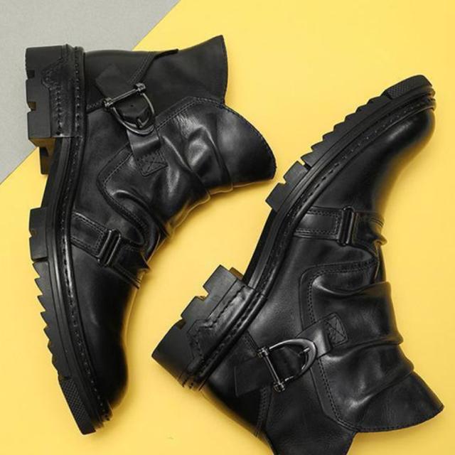 ブーツ メンズブーツ エンジニアブーツ 革靴 ワークブーツ チャッカ