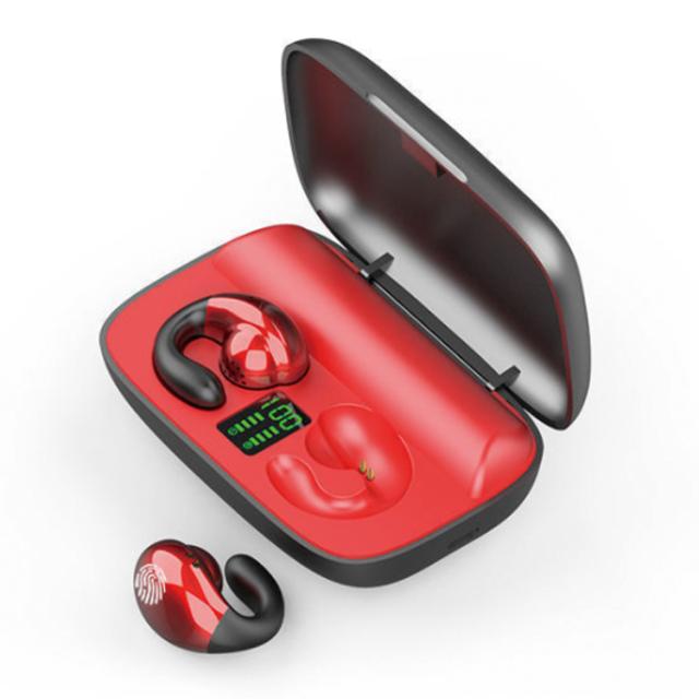 両耳 骨伝導イヤホン ブルートゥース ワイヤレスイヤホン 骨伝導