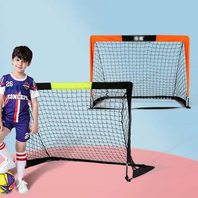 収納バッグ付き サッカー ゴール 子供 折り畳み 練習 ネット ミニ