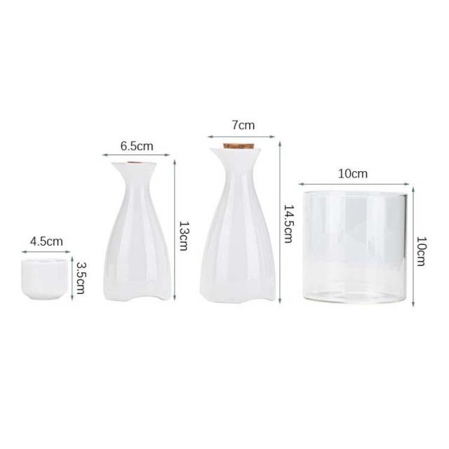 陶器 おちょこおしゃれ 日本酒 とっくり おちょこ 和風 陶器 酒器 セット 6点セット 日本酒 徳利 おちょこ とっくり 熱燗 おしゃれ お猪口 おちょこ 和酒 焼酎 酒器セット 冷酒 温め ガラス温め器 保温 保冷 父の日 敬老の日 誕生日 プレゼント ギフトの通販は