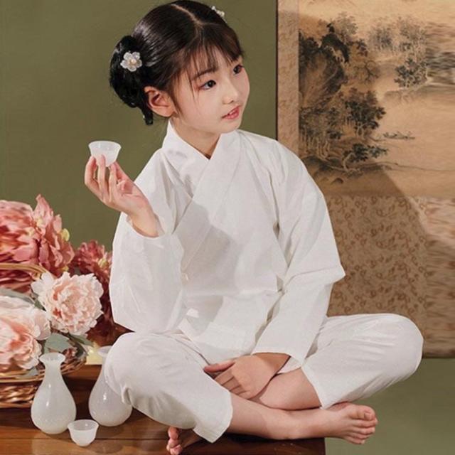 ガールズ 子供用 半衿付き 長襦袢 肌襦袢 110cm 洗える 子供服 和装下着 長襦袢 男の子 キッズ ジュニア 通年用 ボーイズ 女の子 140cm 七五三 100cm 白 120cm 130cm 長襦袢 150cm 160cm