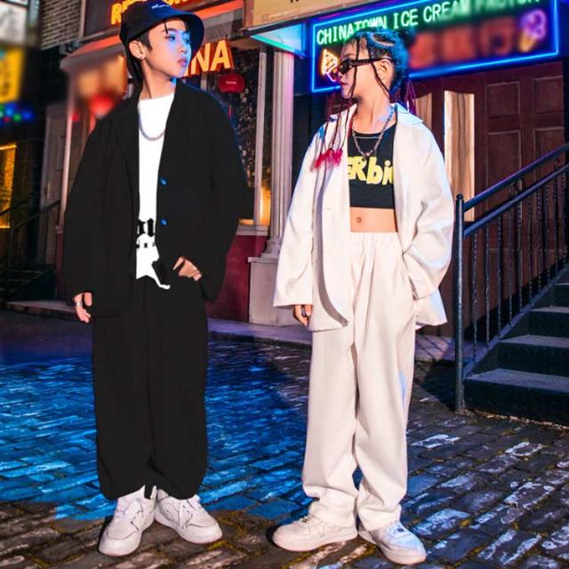 ダンス衣装 スーツ ジャズ 上下セット ロックダンス衣装 セットアップ