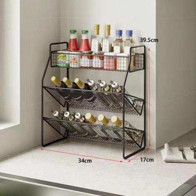 アイアンラック おしゃれ 調味料ラック かわいい 卓上 収納 収納ラック