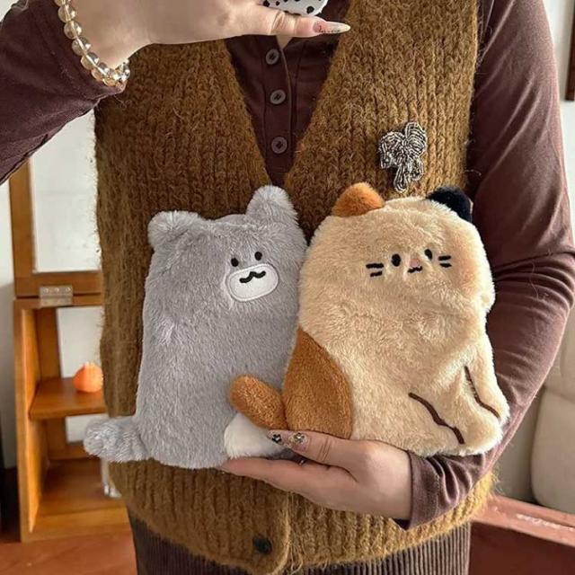 キャラクター 湯たんぽ カバー アニマル ねこ ゆたんぽ ゆたんぽ