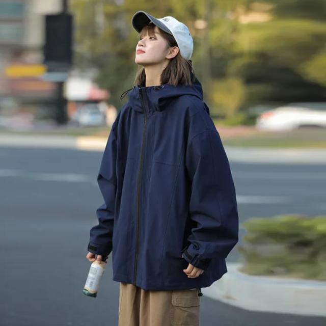 マウンテンパーカー コート フード付き ジャケット ゆったり 春 秋