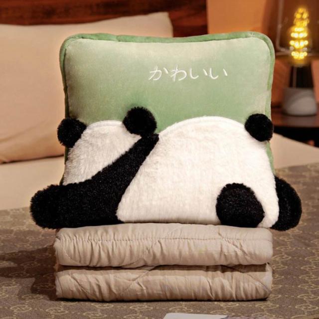 抱き枕 パンダ ぬいぐるみ ブランケット 冬 暖かい 動物 抱きまくら
