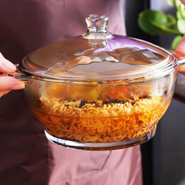 ガラス製 蓋つきスープボウル小煮物碗 11.6cm｜M苦楽園｜