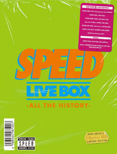 ミュージック kny23703#12 SPEED LIVE BOX AllTHEHISTORY SPEED LIVE BOX ・・・SPEED ミュージック kny23703#12 SPEED