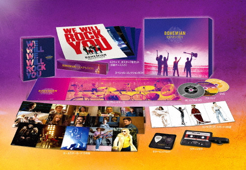 [枚数限定][限定版]ボヘミアン・ラプソディ 日本限定アルティメットBOX＜4K ULTRA HD+2Dブルーレイ+DVD＞〔数...[Blu-ray]【返品種別A】