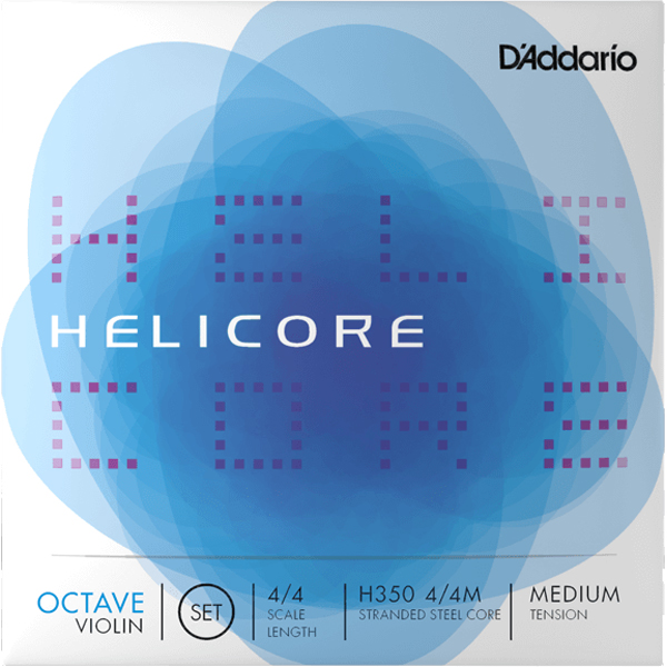 ダダリオ H350 4/4M バイオリン弦セット(4/4スケール)D'Addario　Helicore Octave Violin Strings[H35044M] 返品種別A