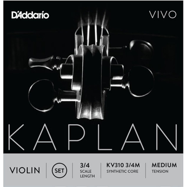 ダダリオ KV310 3/4M バイオリン弦　セットD'Addario　Kaplan Vivo Violin Strings[KV31034M] 返品種別A