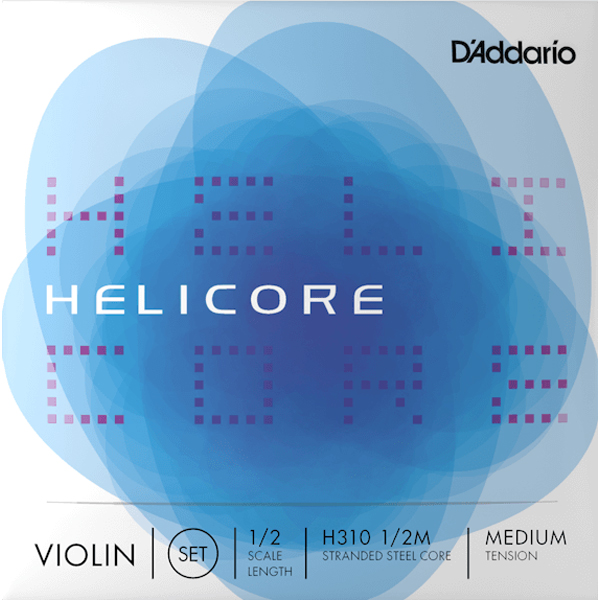 ダダリオ H310 1/2M バイオリン弦　セットD'Addario　Helicore Violin Strings[H31012M] 返品種別A