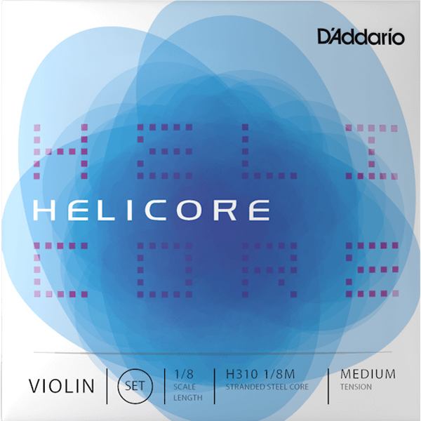 ダダリオ H310 1/8M バイオリン弦　セットD'Addario　Helicore Violin Strings[H31018M] 返品種別A